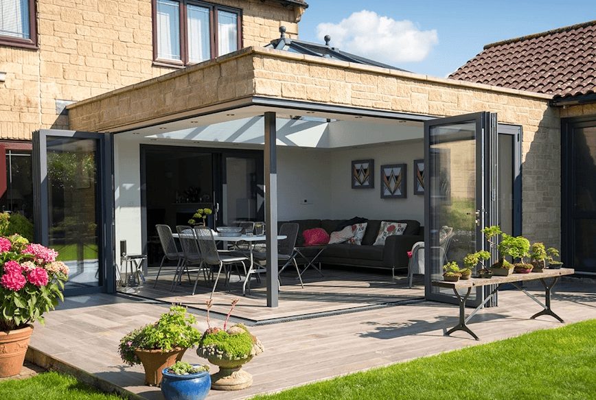 Corner Bi-fold door by Origin