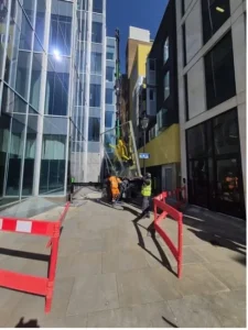 Window installation project in Holborn