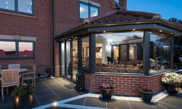 Aluminium bay window by Origin