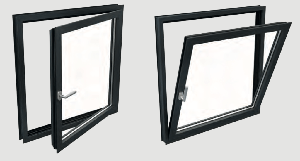 Alitherm 400 tilt and turn window. Smart systems