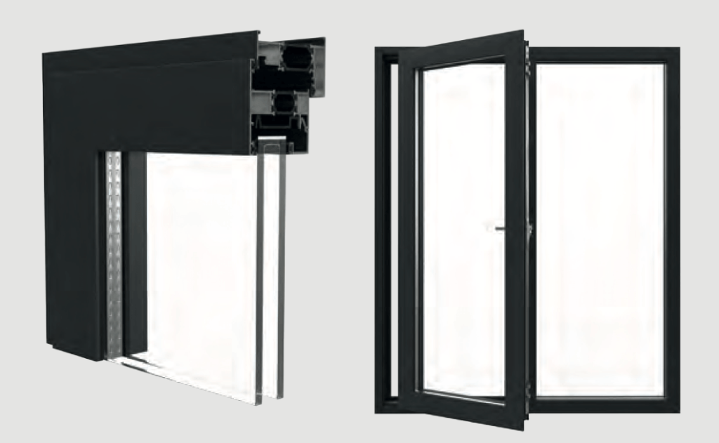 Alitherm 400 casement window. Smart systems