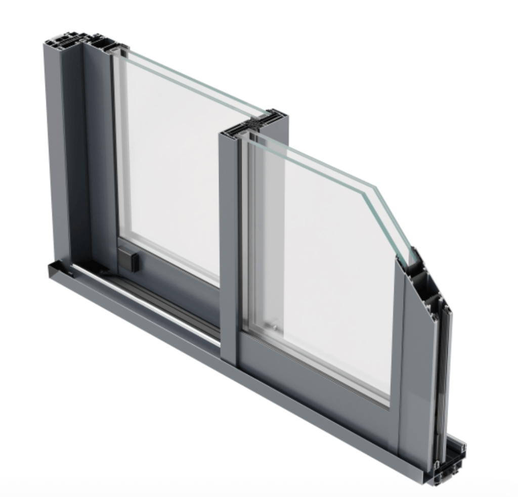 Aluminium sliding doors s67 by ALUK