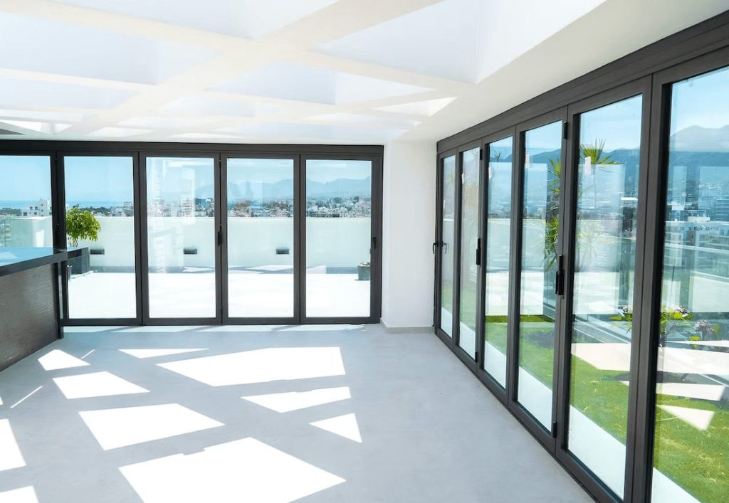 Alunet bifold doors