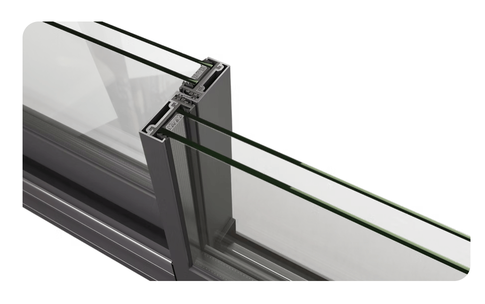 Sliding door frame Alunet