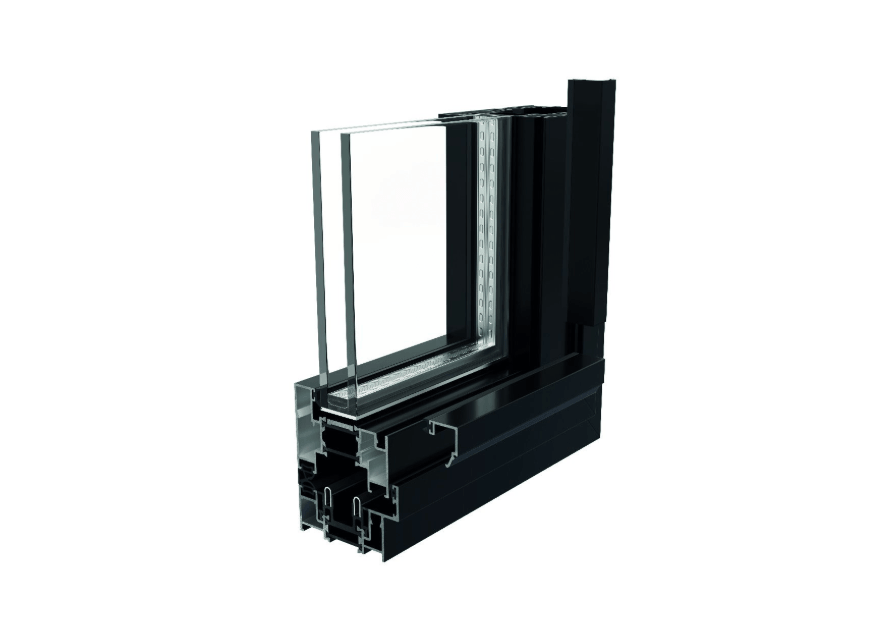 Visofold 1000 bi-fold door quick glaze beads