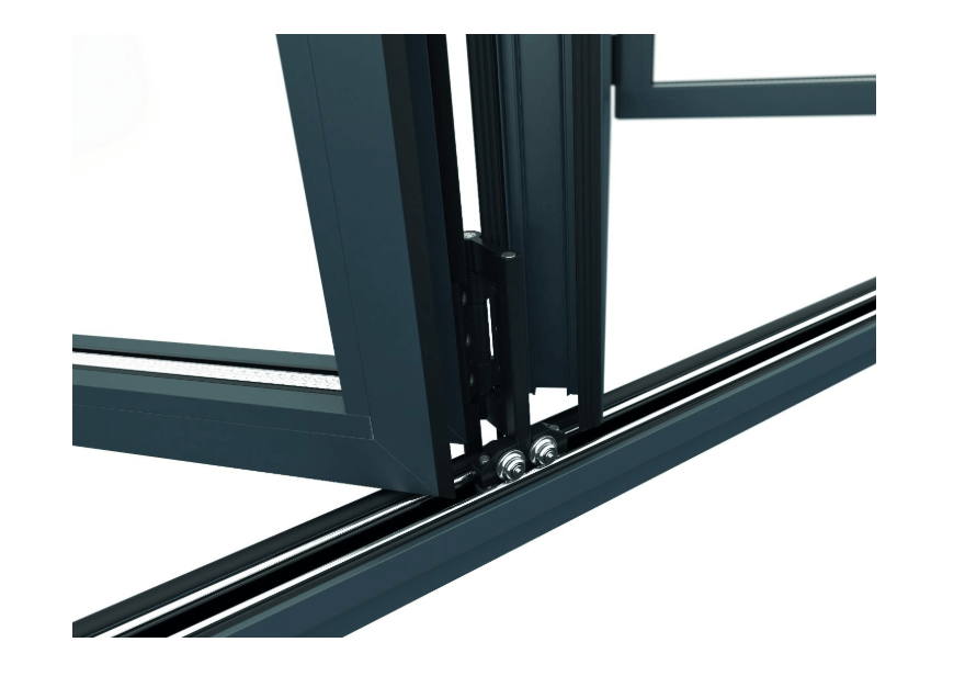 Visofold 1000 bi-fold door standart roller