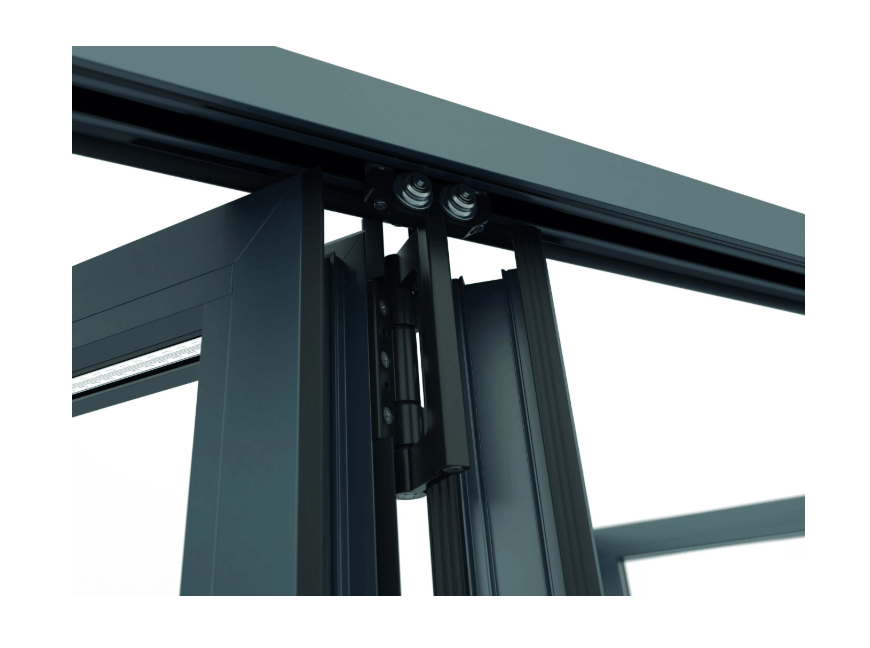 Visofold 1000 bi-fold door top guide