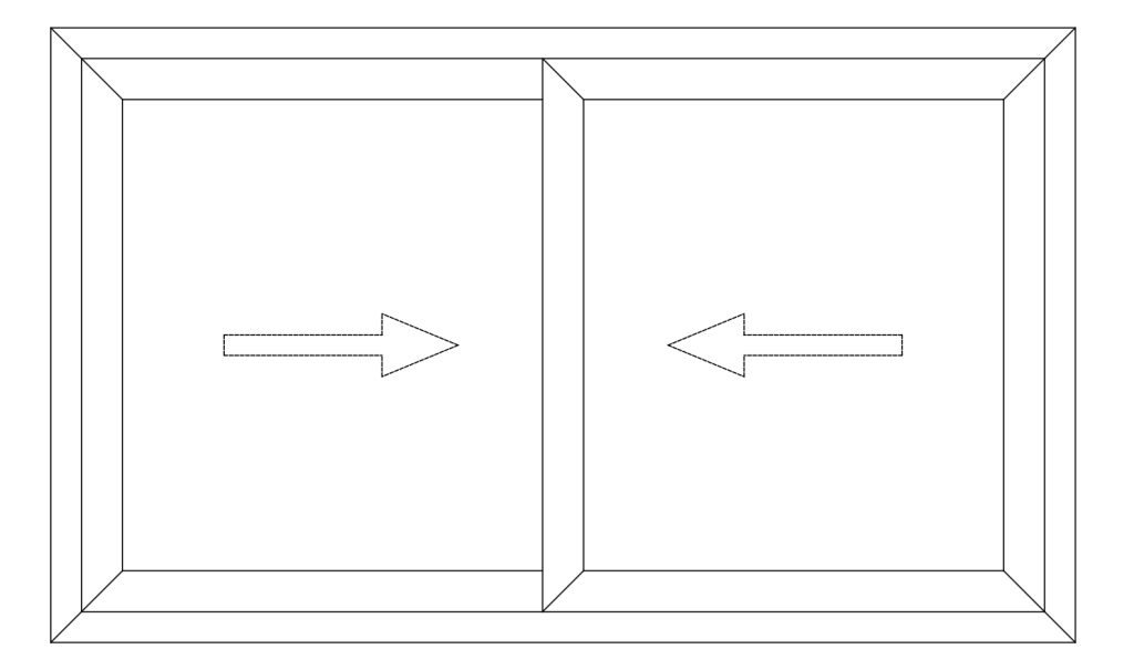 Visoglide plus inline sliding door